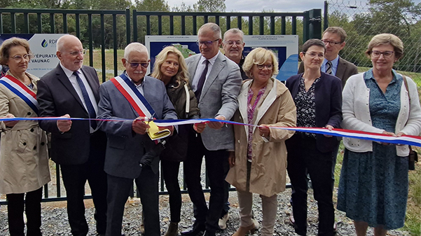 Inauguration station d'épuration Vaunac